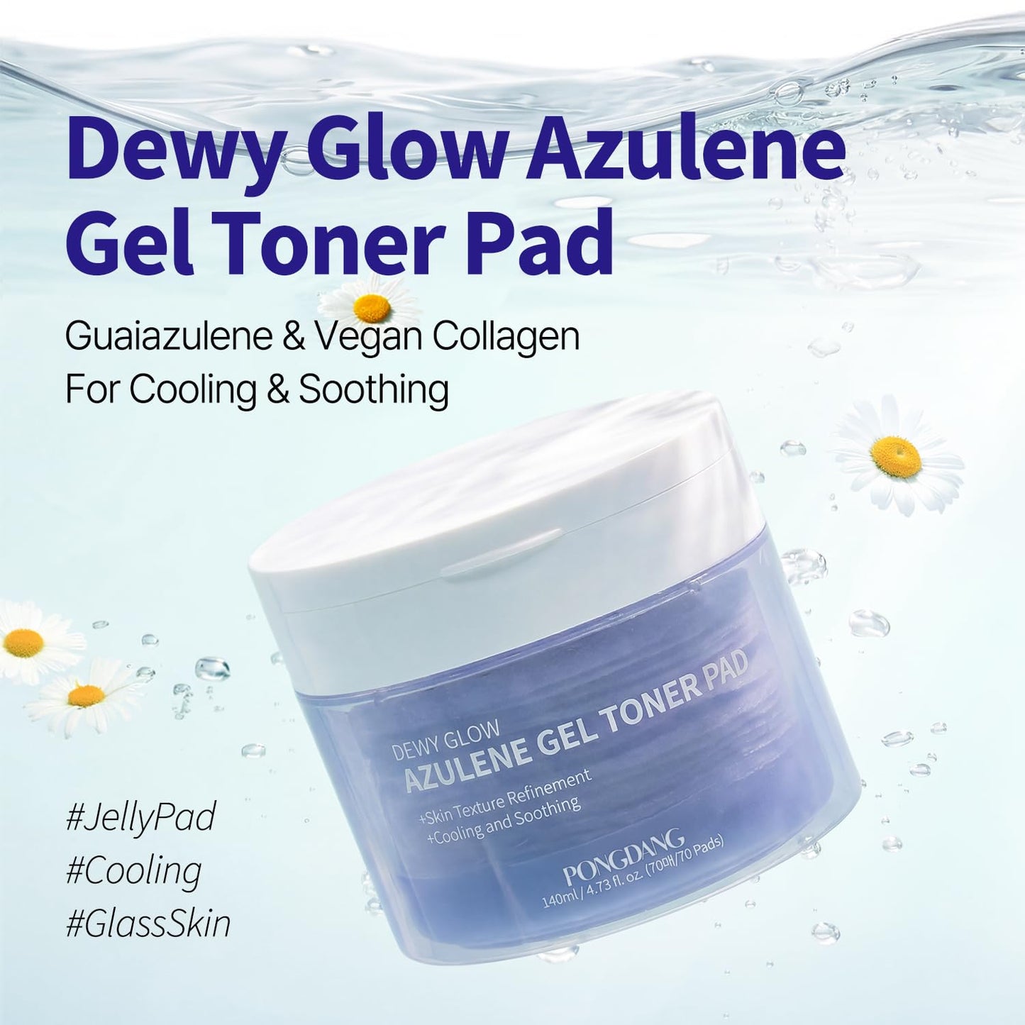 Azulene Gel Toner Pads