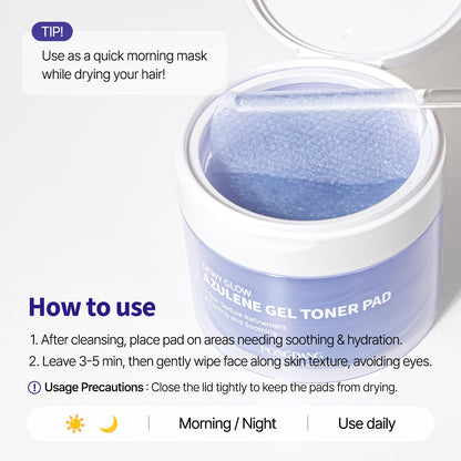 Azulene Gel Toner Pads
