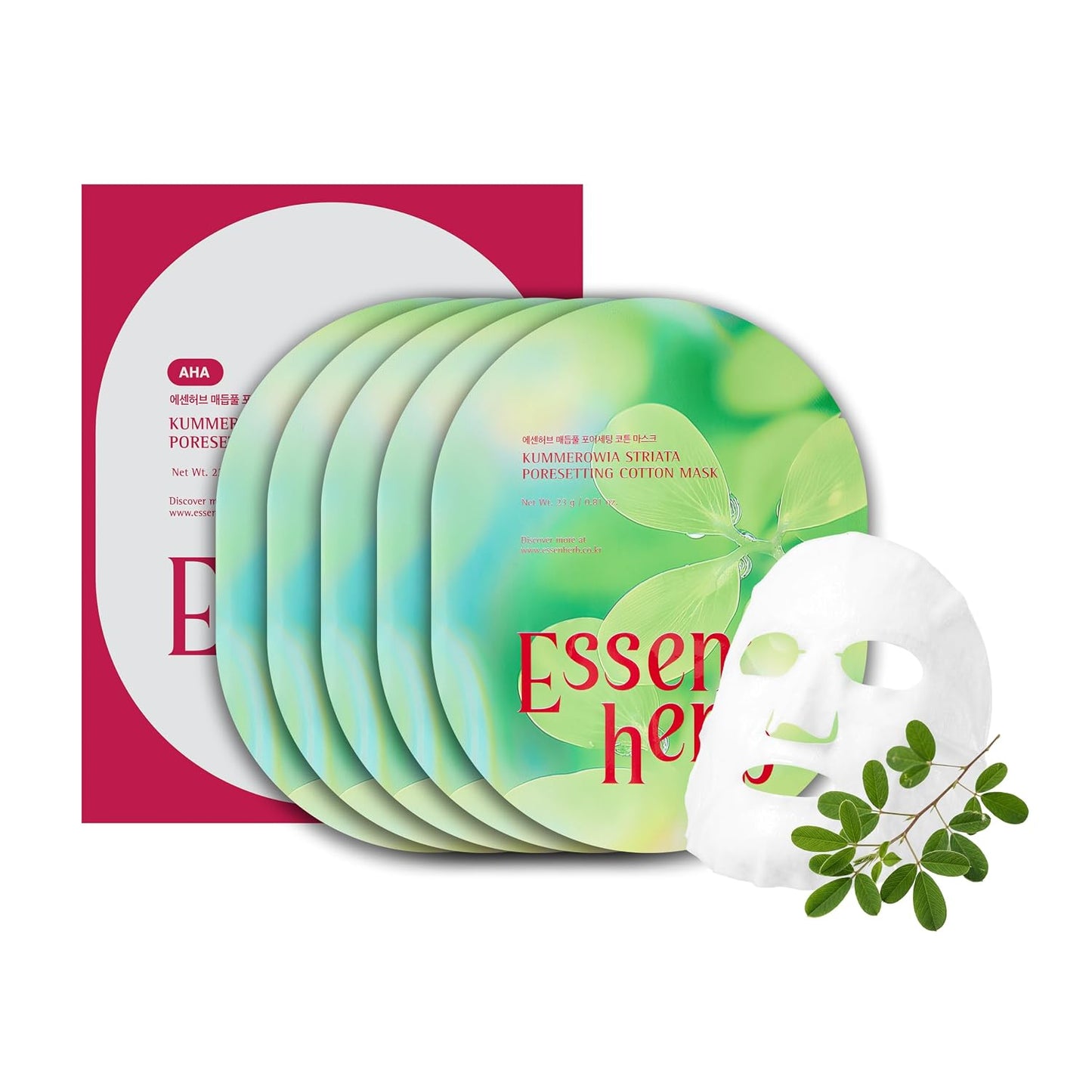 Kummerowia Striata Poresetting Sheet Mask – AHA, PHA & LHA