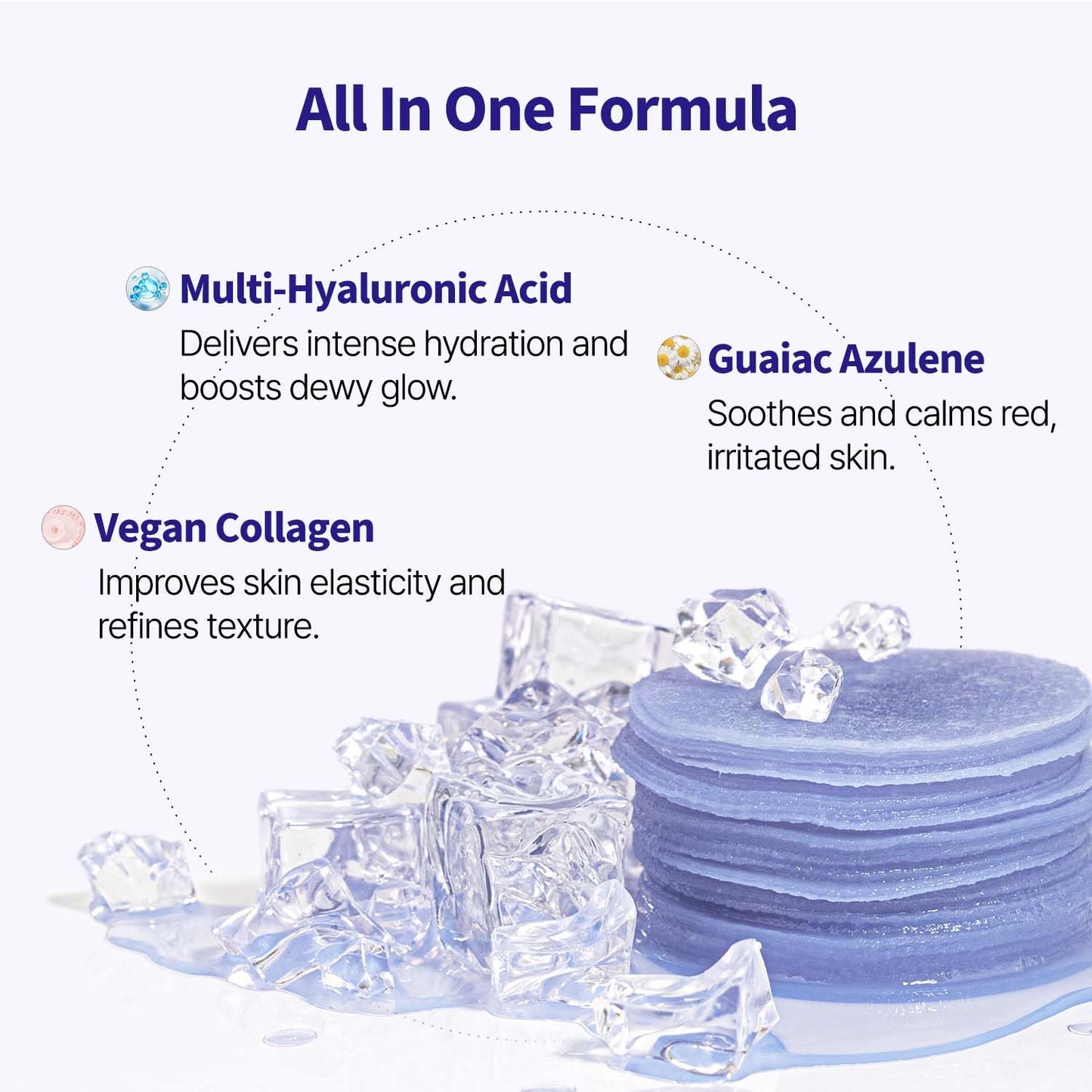 Azulene Gel Toner Pads