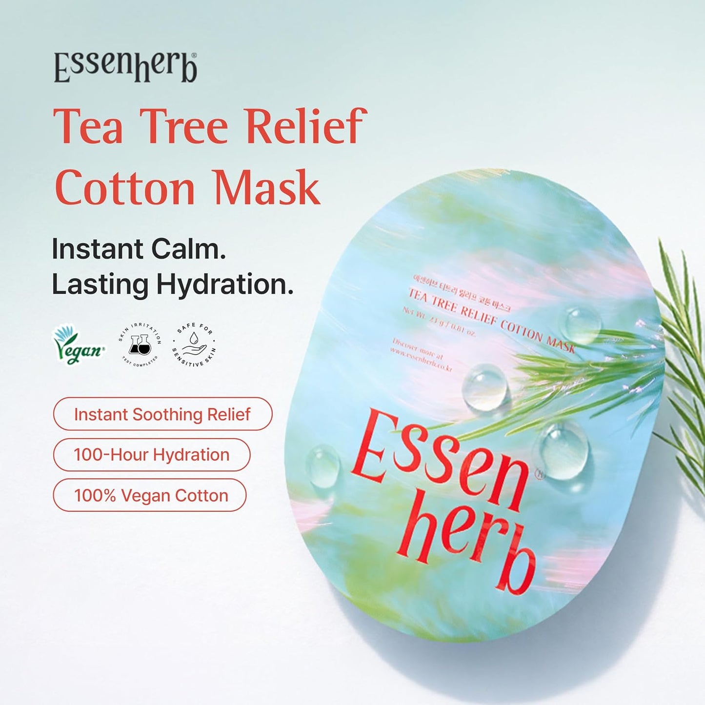 Tea Tree Relief Sheet Mask – Cica & Ectoin