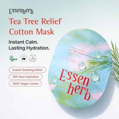 Tea Tree Relief Sheet Mask – Cica & Ectoin
