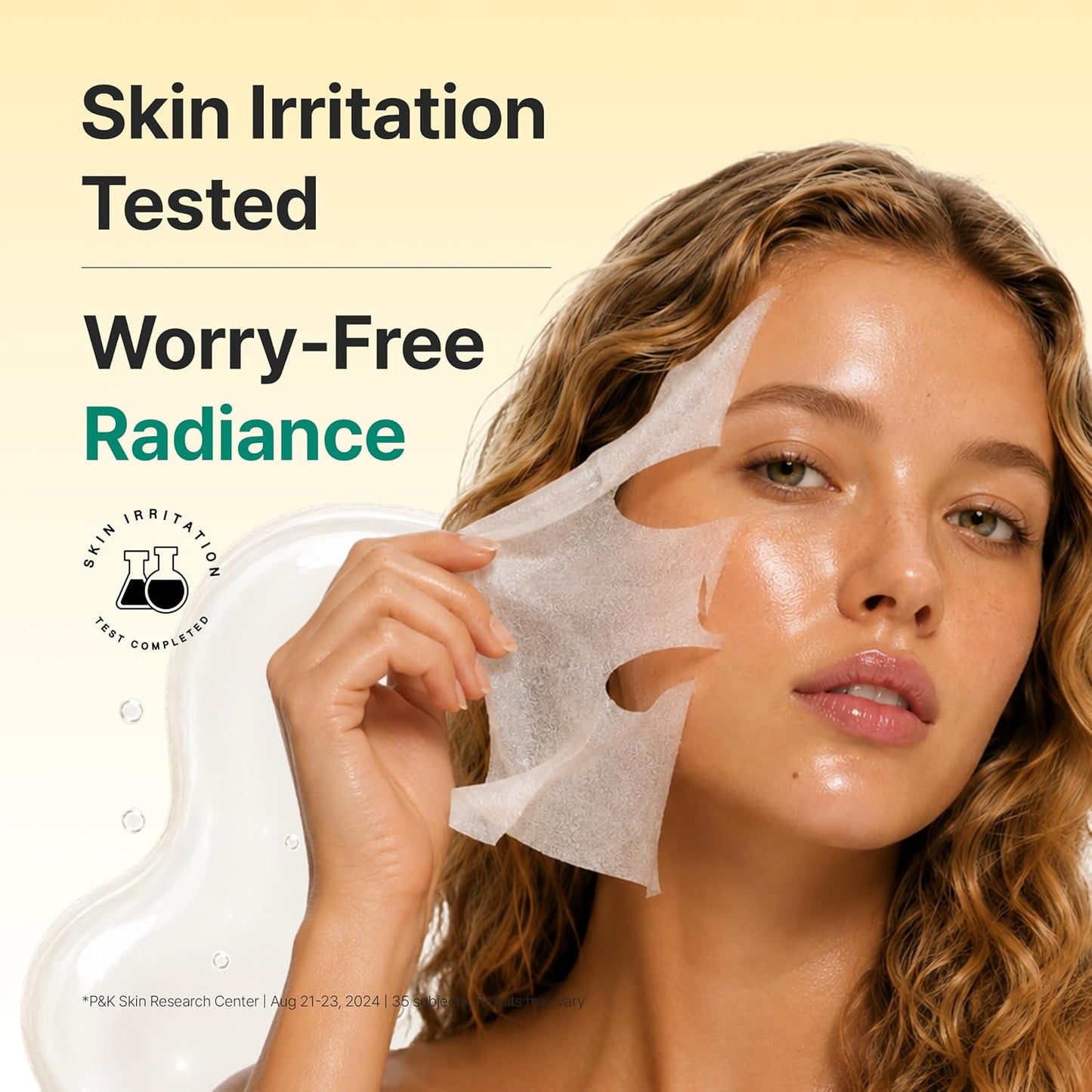 Lemon Dill Rdiant Glow Sheet Mask – Niacinamide, TXA (5 Count)