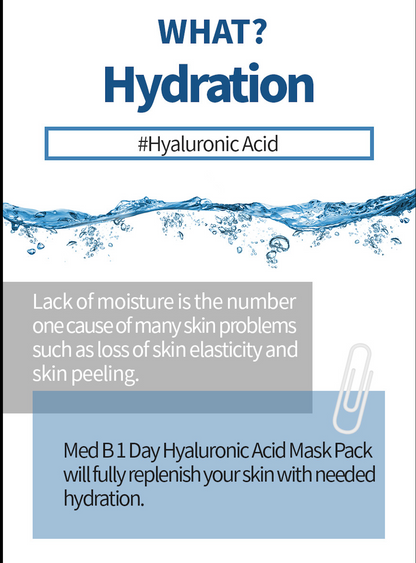 1 Day Hyaluronic Acid Mask Pack