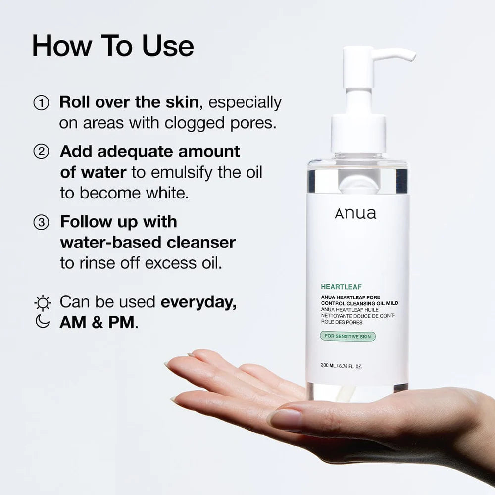 Heartleaf Pore Control Cleansing Oil